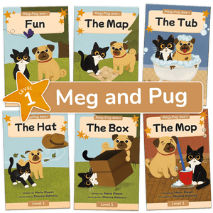 Meg and Pug Collection - Level 1 Books